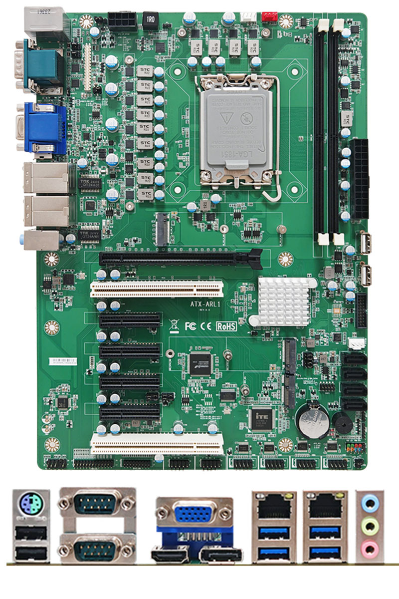 Jetway ATX-ARL1-B860 ATX (Intel B860 Chipset, Socket LGA1851, Arrow Lake-S, 1 x VGA, 1 x HDMI, 1 x DP)