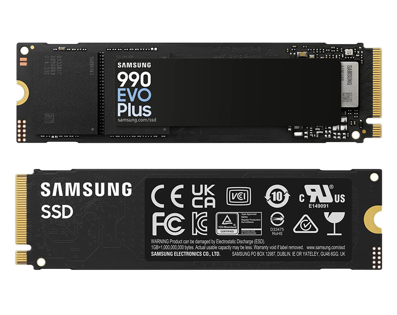 Samsung 990 EVO Plus SSD M.2 2TB (MZ-V9S2T0B)